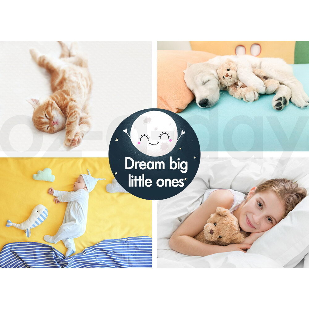STARRY EUCALYPT Memory Foam Mattress Topper DOUBLE Size 8CM Visco Bed Cover