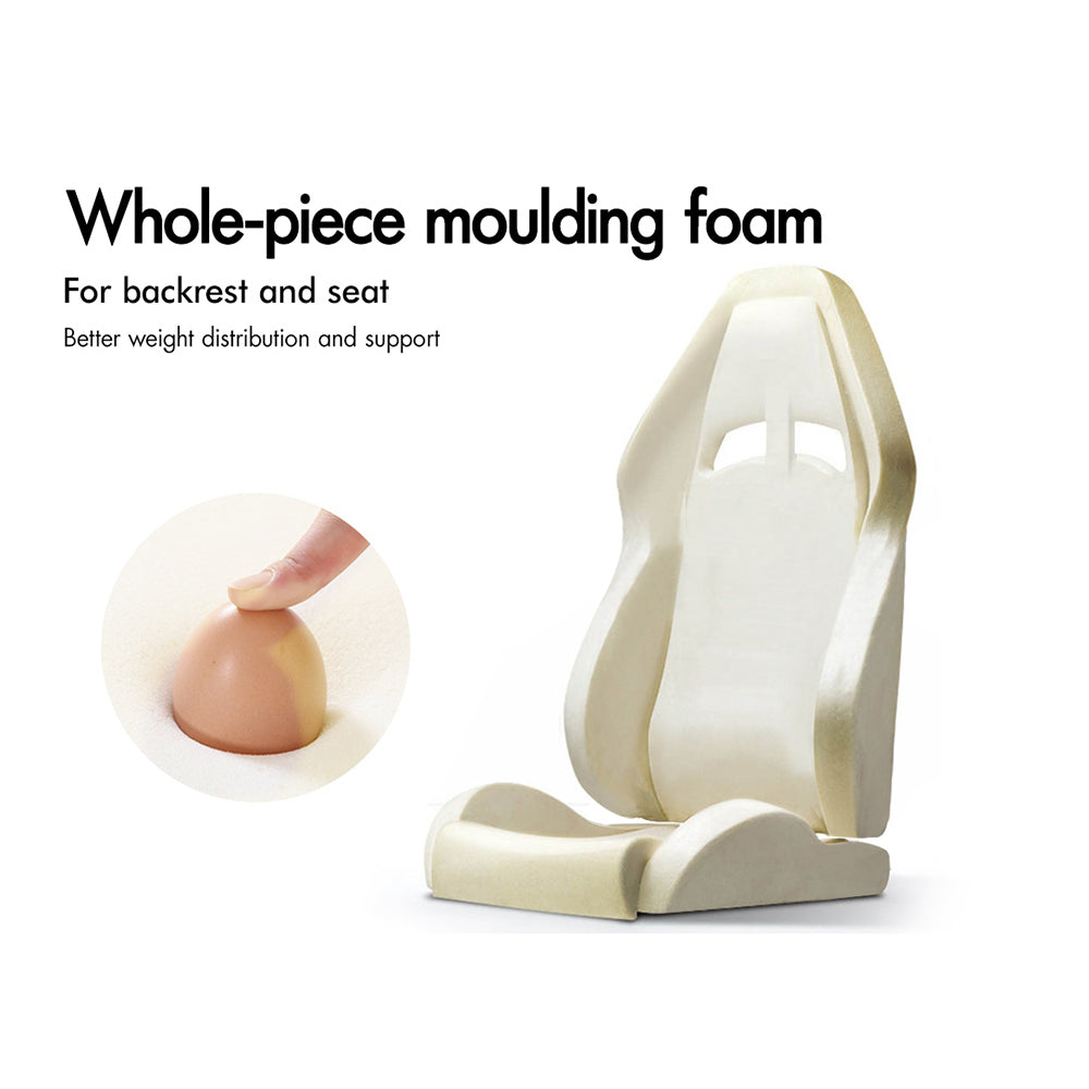 ALFORDSON Gaming Office Chair Extra Large Pillow Racing Executive Footrest Seat