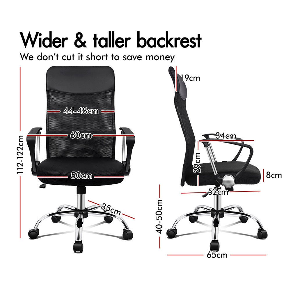 ALFORDSON Mesh Office Chair Executive Fabric Seat Gaming Racing Tilt Computer