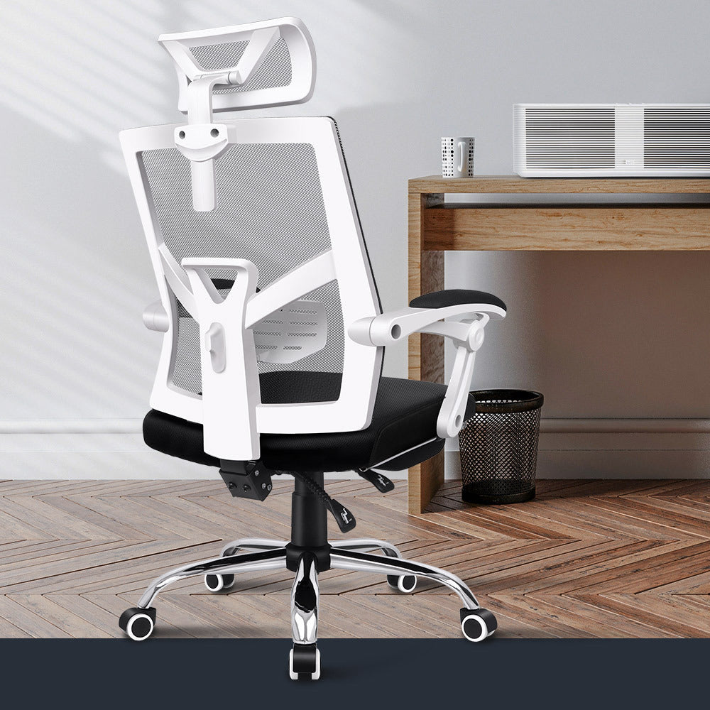 ALFORDSON Mesh Office Chair Gaming Executive Fabric Seat Racing Footrest Recline