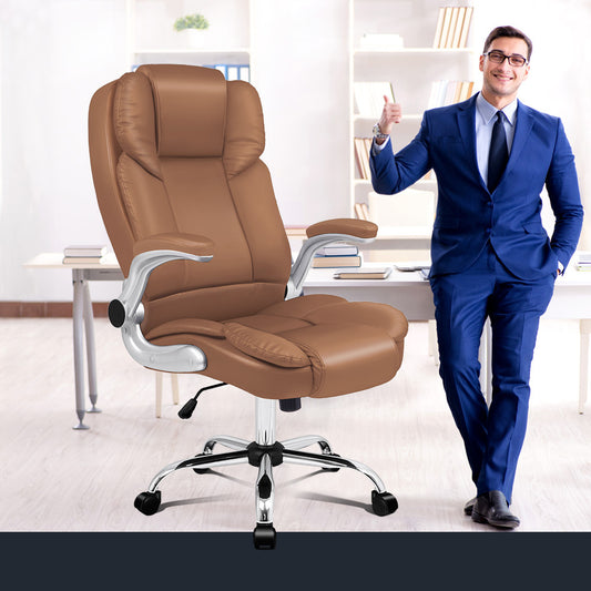 ALFORDSON Office Chair Executive Computer Gaming Racer PU Leather Work Seat