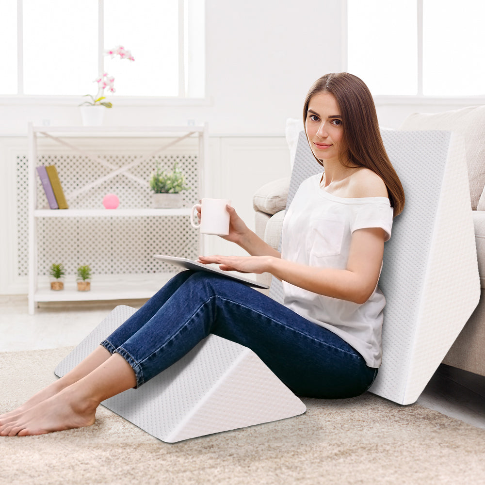 STARRY EUCALYPT Wedge Pillow Memory Foam Cool Gel Bed Sofa Lie Cushion
