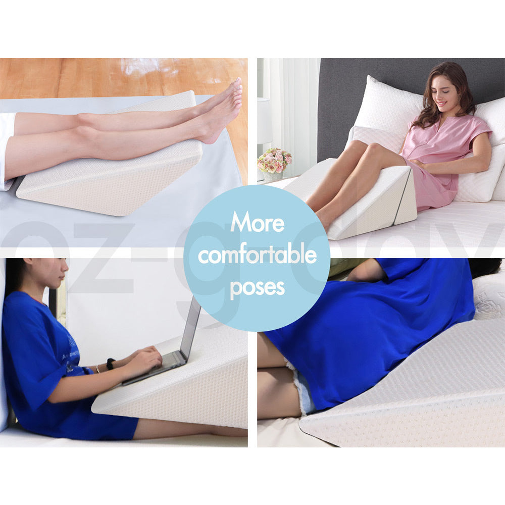 STARRY EUCALYPT Wedge Pillow Memory Foam Cool Gel Bed Sofa Lie Cushion