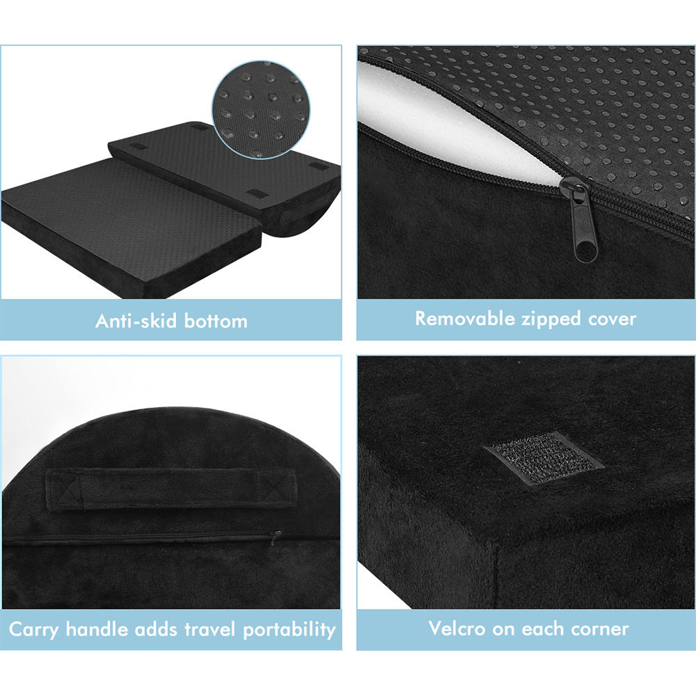 S.E. Foot Rest Stool Foot Pad Foam Pillow Adjustable Office Cushion Under Desk