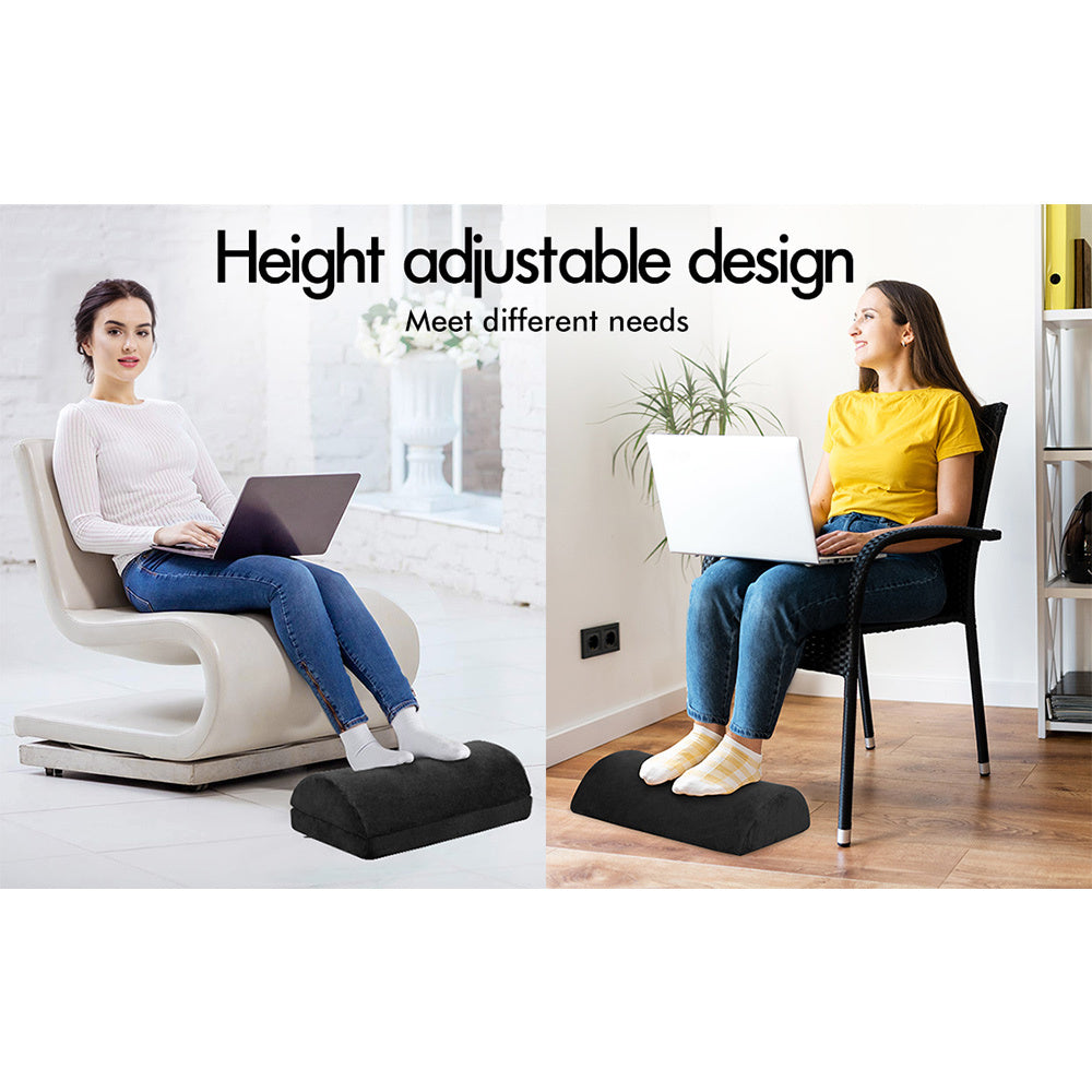 S.E. Foot Rest Stool Foot Pad Foam Pillow Adjustable Office Cushion Under Desk