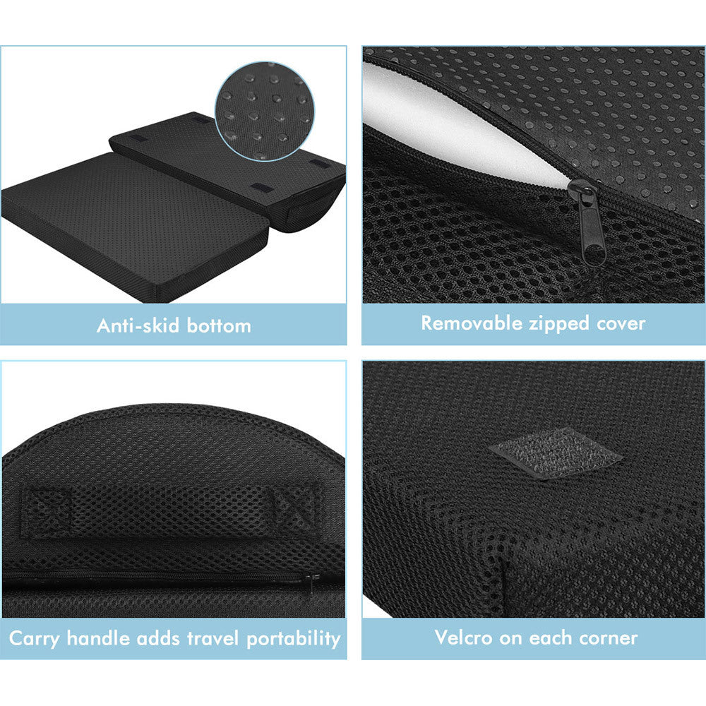 S.E. Foot Rest Stool Foot Pad Foam Cushion Adjustable Office Pillow Under Desk