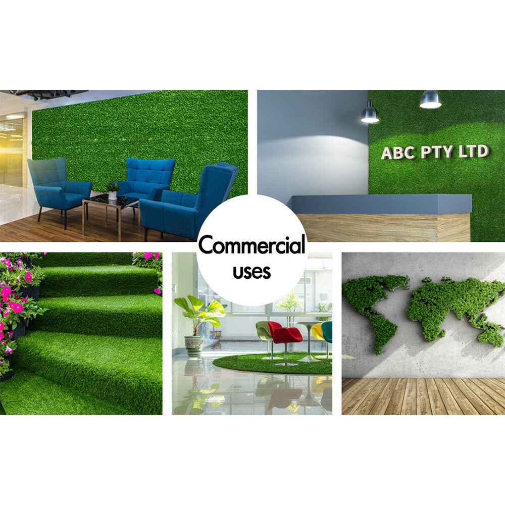 OTANIC Artificial Grass 20 SQM Roll Synthetic Turf Fake Yarn Lawn 18mm 2x10m
