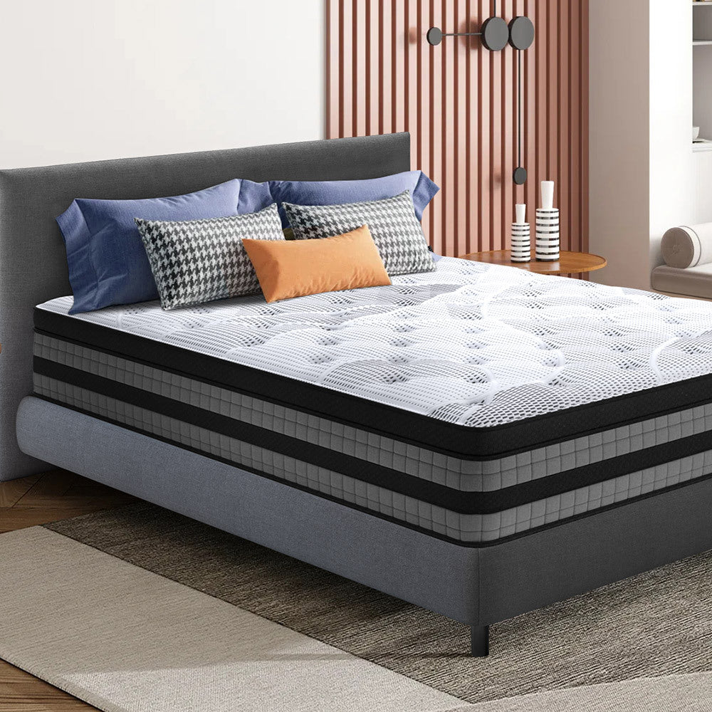 STARRY EUCALYPT King Single Size Mattress Pocket Spring Latex Euro Top 36cm