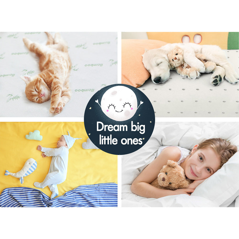S.E. Memory Foam Topper Ventilated Mattress Bed Bamboo Cover Underlay 8cm King