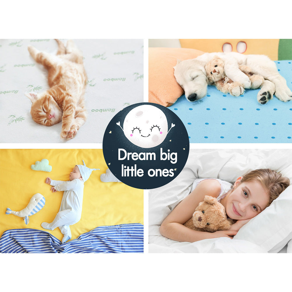 S.E. Memory Foam Topper Cool Gel Ventilated Mattress Bed Bamboo Cover 8cm Single