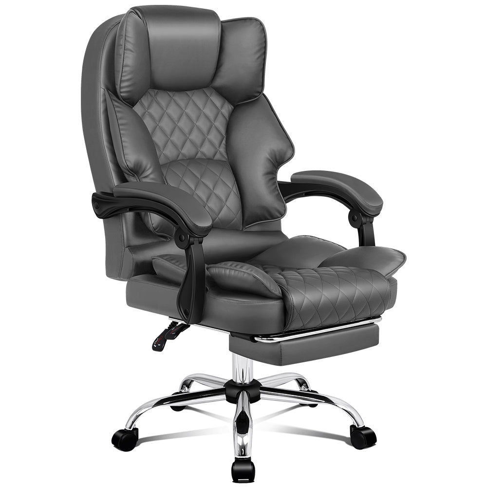 ALFORDSON Office Chair Gaming Executive Computer Racer PU Leather Seat Recliner