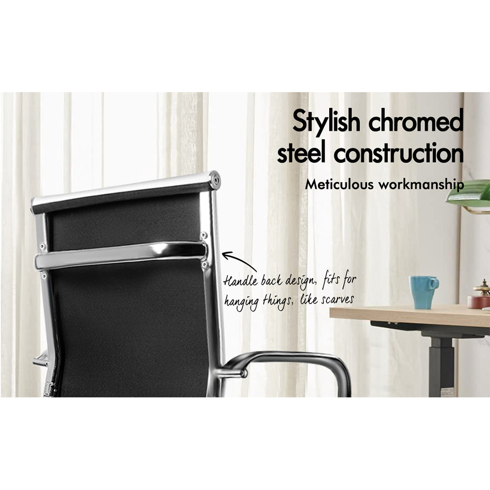 ALFORDSON Office Chair Ergonomic Executive Computer Seat Gaming Mid Back