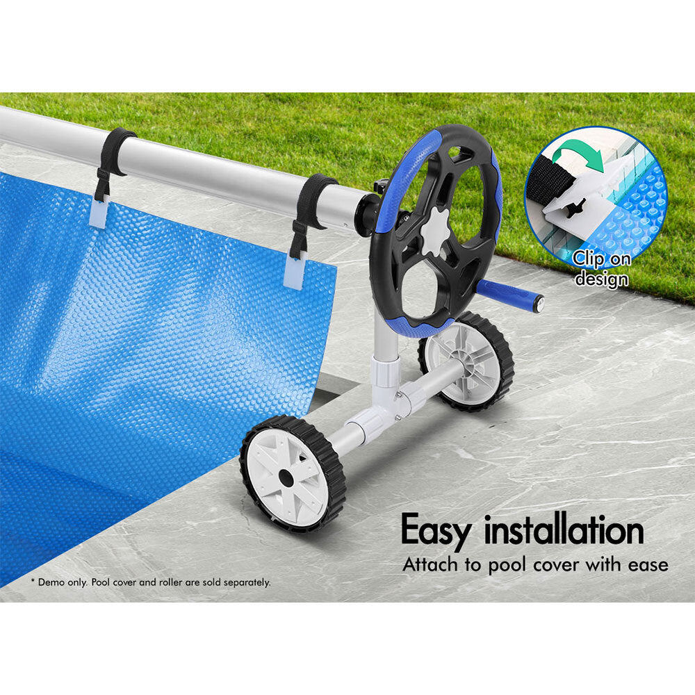ALFORDSON Pool Cover Roller Straps Kit 8PCS Swimming Pool Blanket Attachment