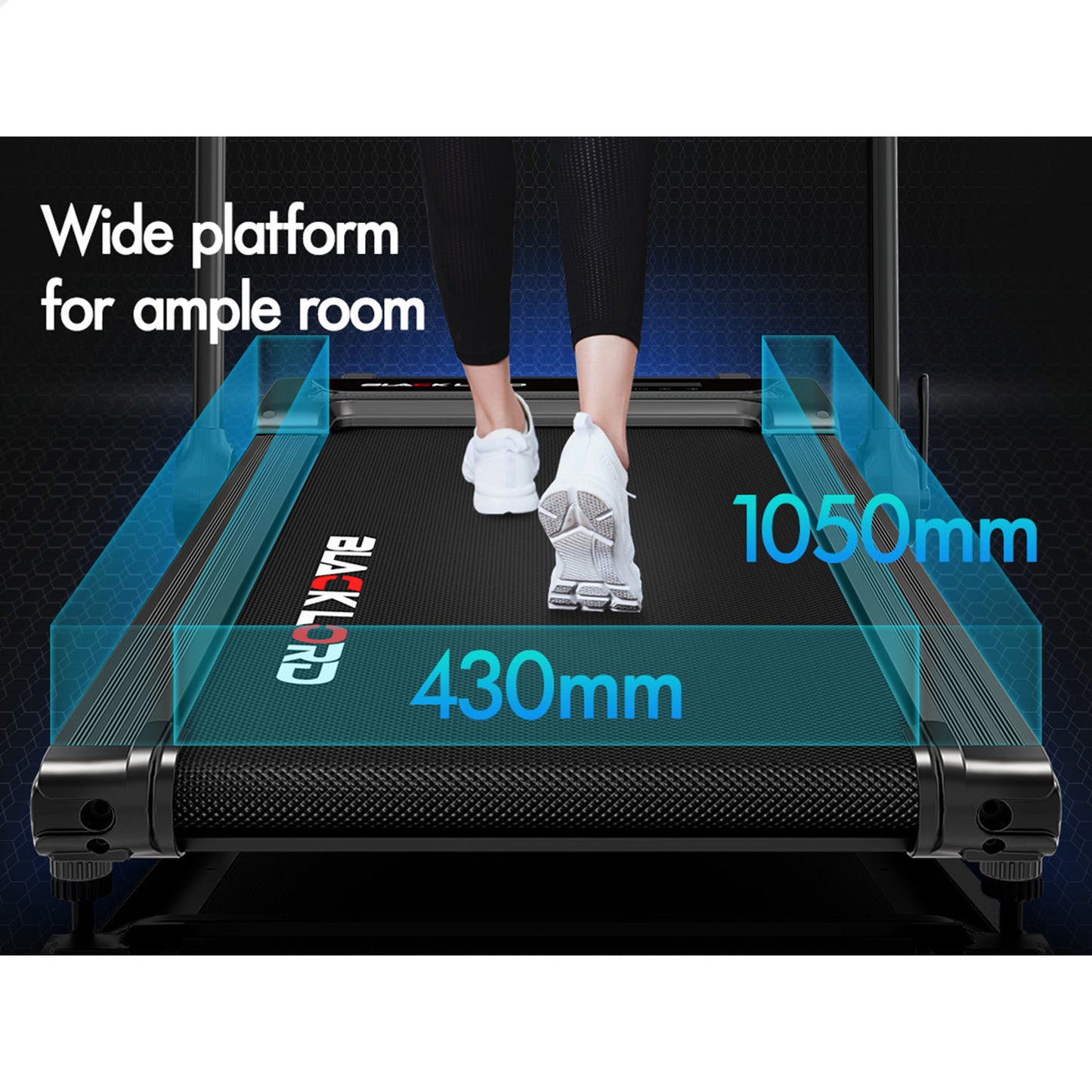 BLACK LORD Treadmill 3 IN 1 Walking Pad Removable Desk Height Adjustable Black