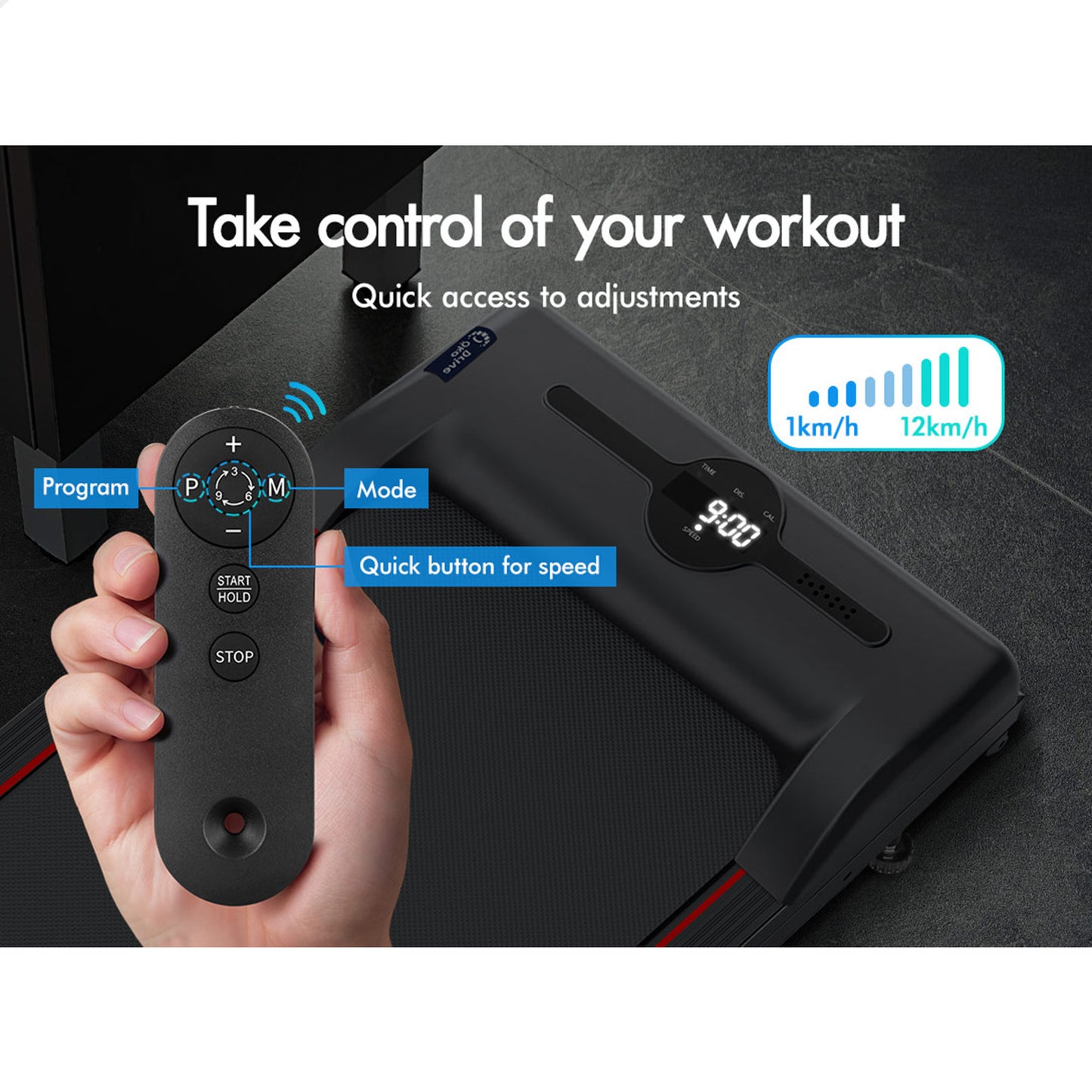 BLACK LORD Treadmill Electric Walking Pad