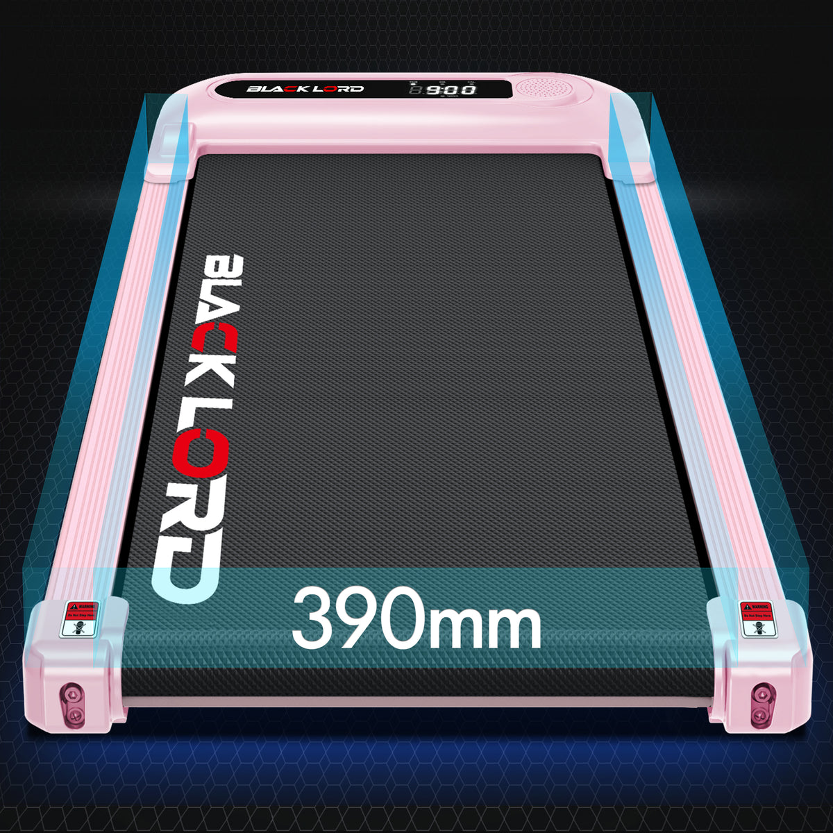 BLACK LORD Treadmill Electric Walking Pad Incline Shock Absorbers Home Gym Pink