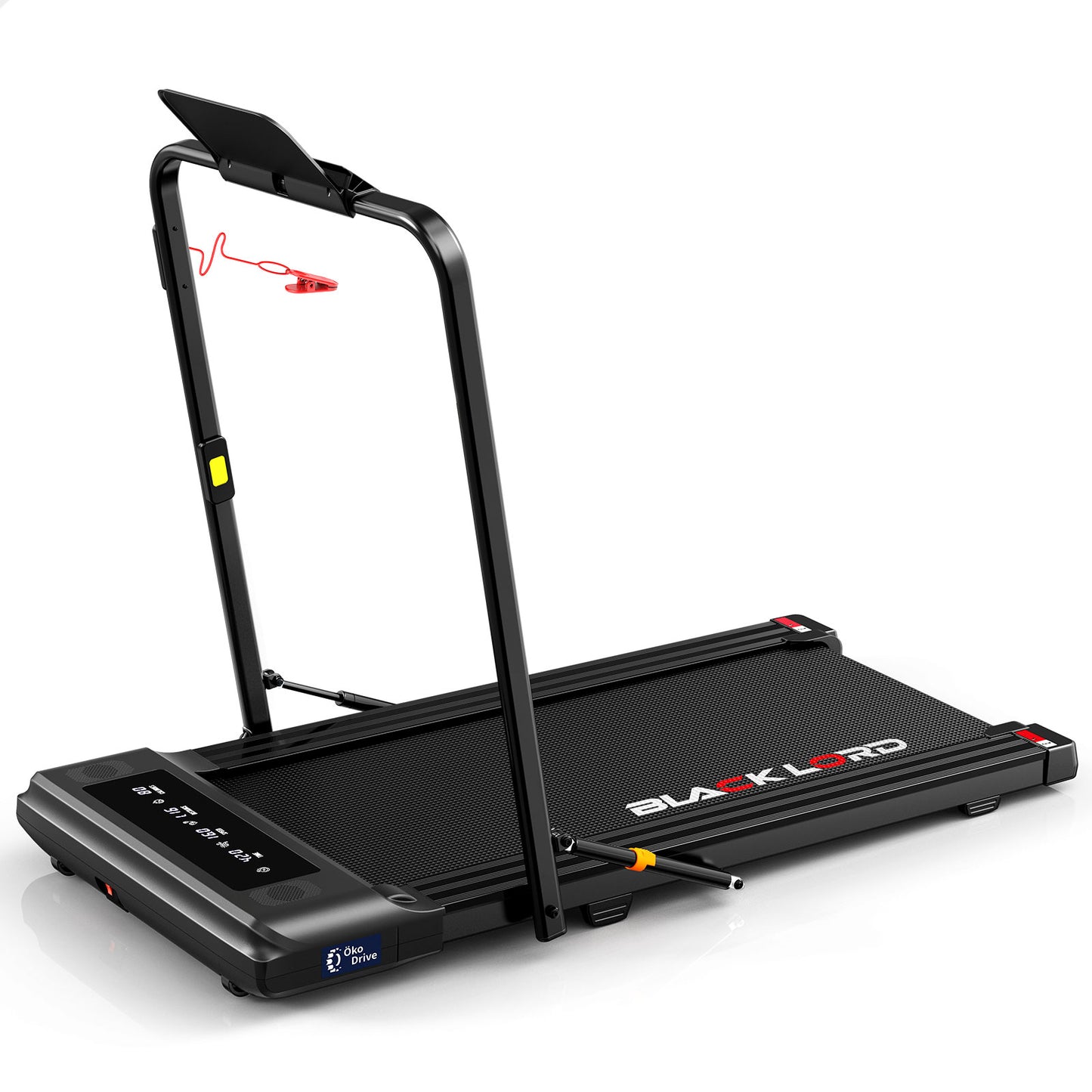 BLACK LORD Treadmill Electric Walking Pad Fully Foldable with Desktop 450mm Belt