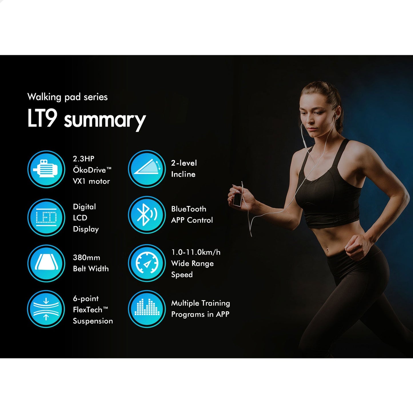 BLACK LORD Treadmill Electric Walking Pad Under Desk Home Office Fitness Pink