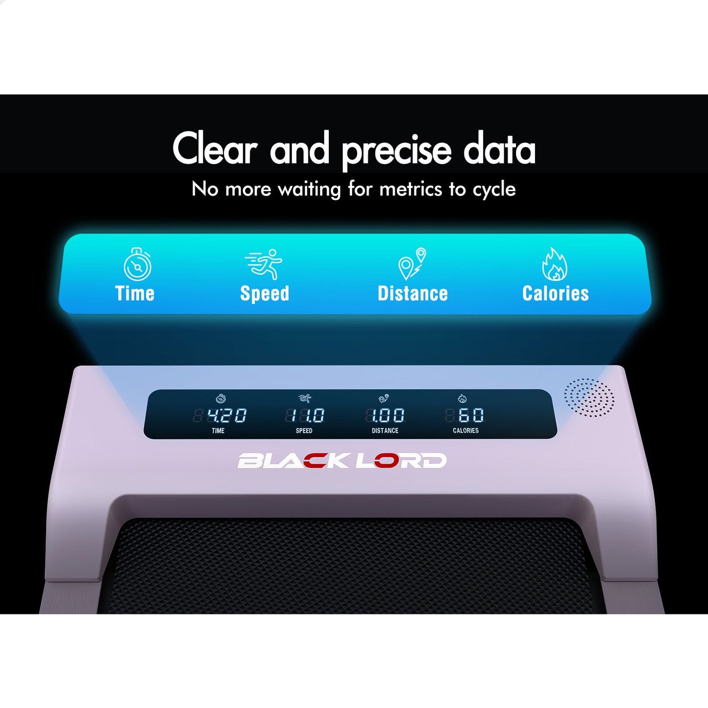 BLACK LORD Treadmill Electric Walking Pad Under Desk Home Office Fitness Pink