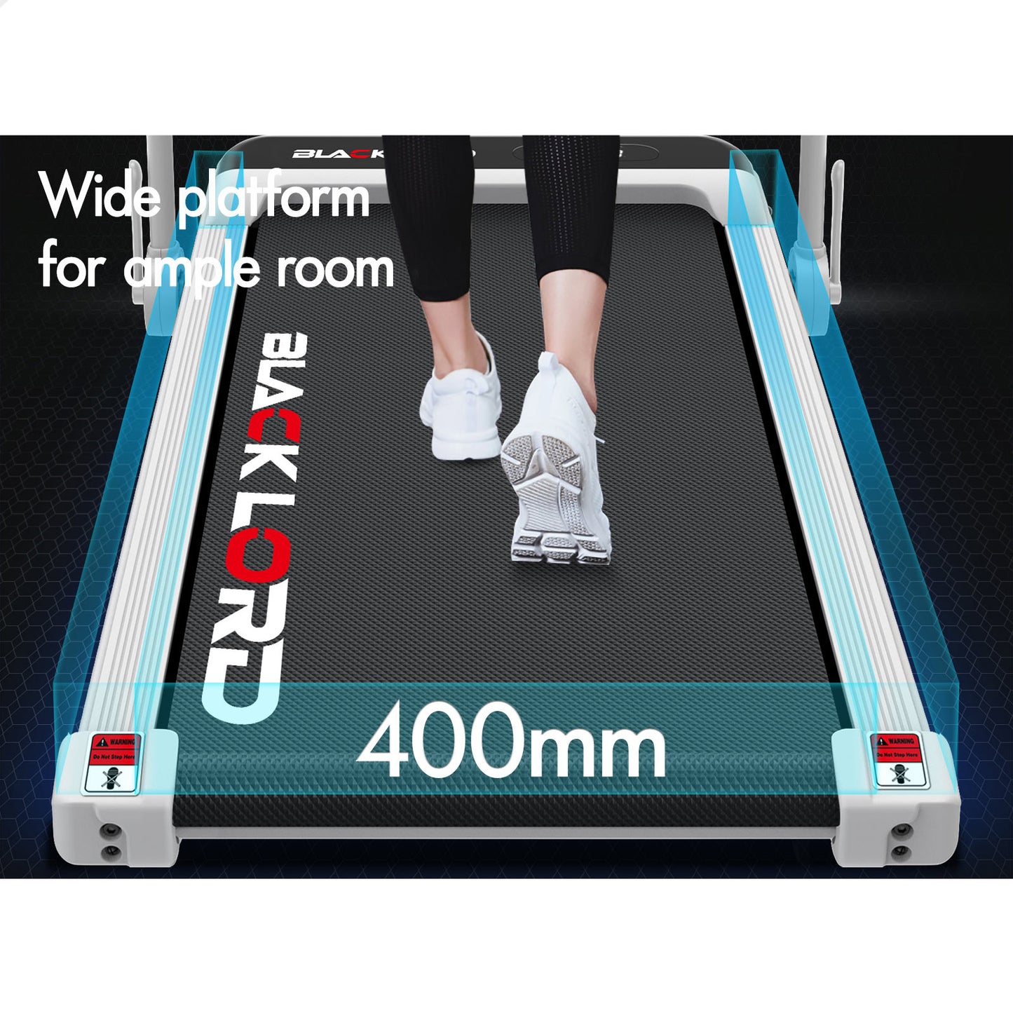 BLACK LORD Treadmill Incline Walking Pad Foldable