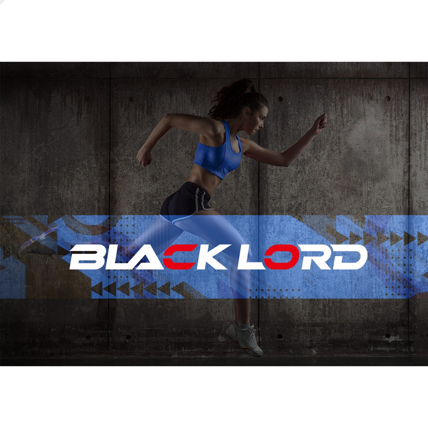 BLACK LORD Treadmill Electric Walking Pad Incline Home Gym Magnetic Remote Black