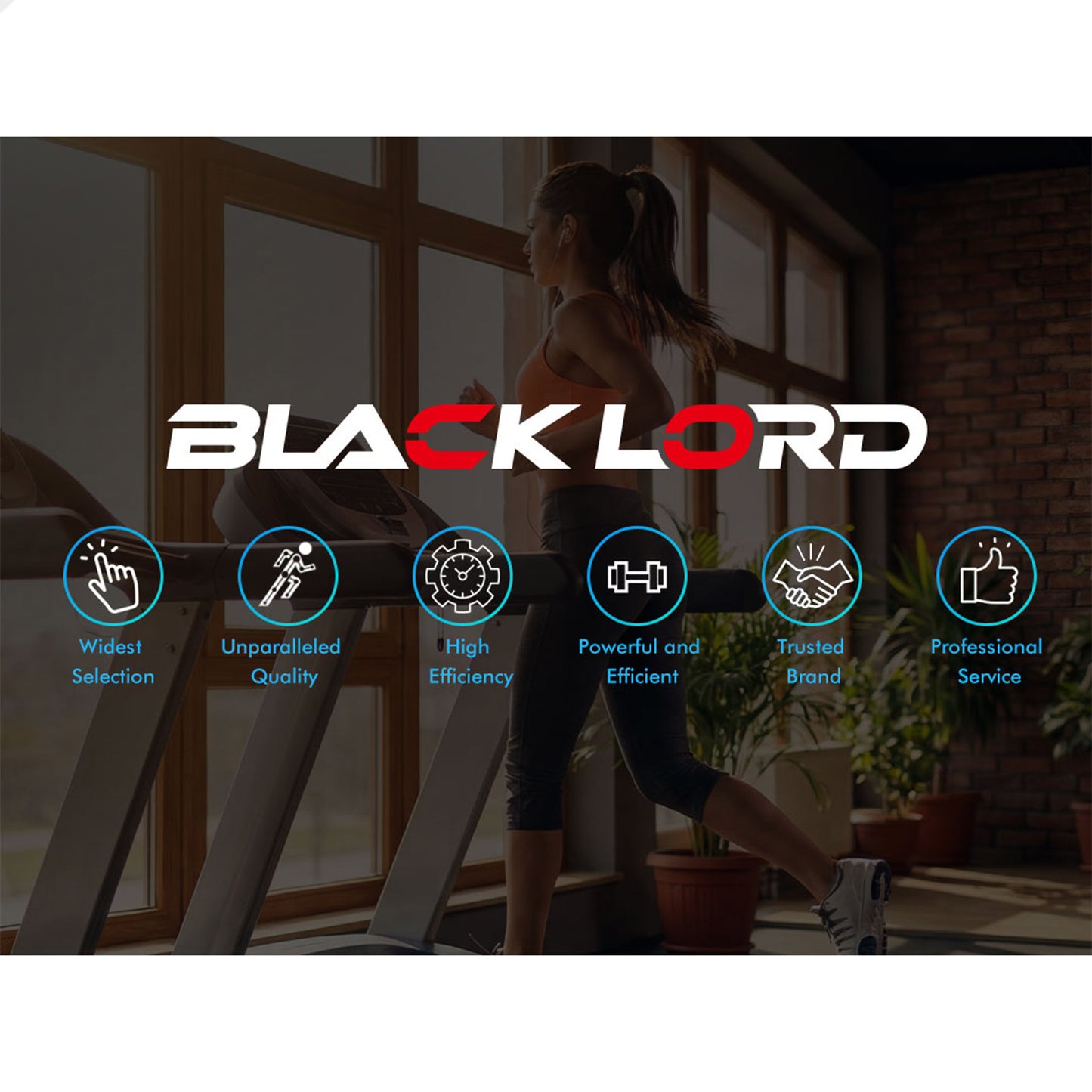 BLACK LORD Treadmill 4-in-1 Walking Vibration Pad Incline with Magnetic Remote