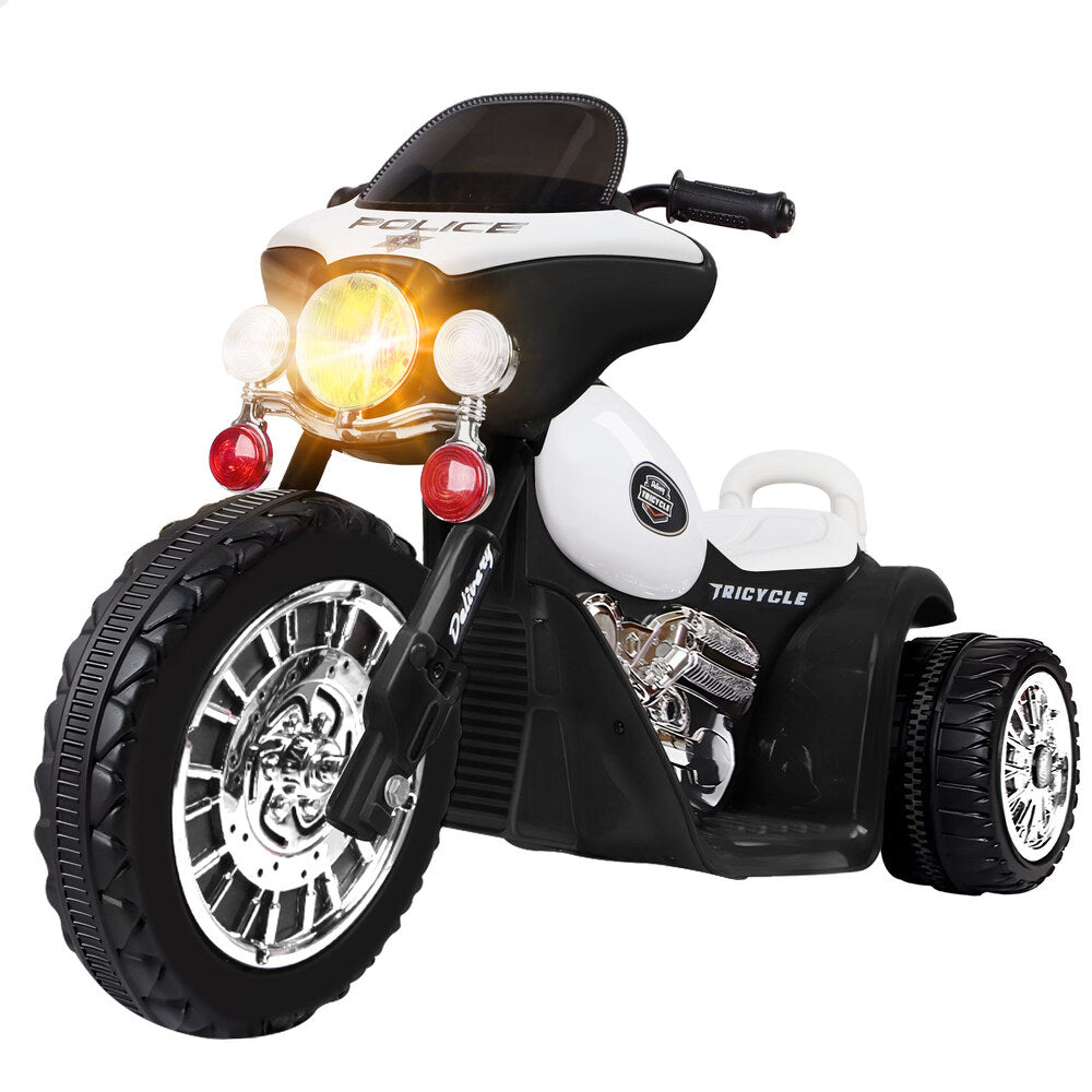 ALFORDSON Kids Ride On Car Electric Motorcycle 25W Motor Harley-Inspired Black