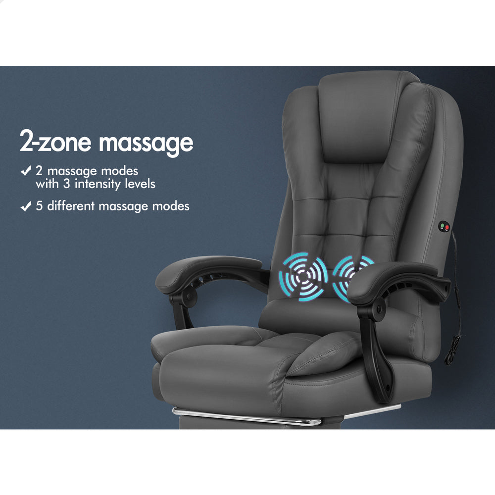 ALFORDSON Massage Office Chair Executive Seat Gaming Recliner Computer Racer