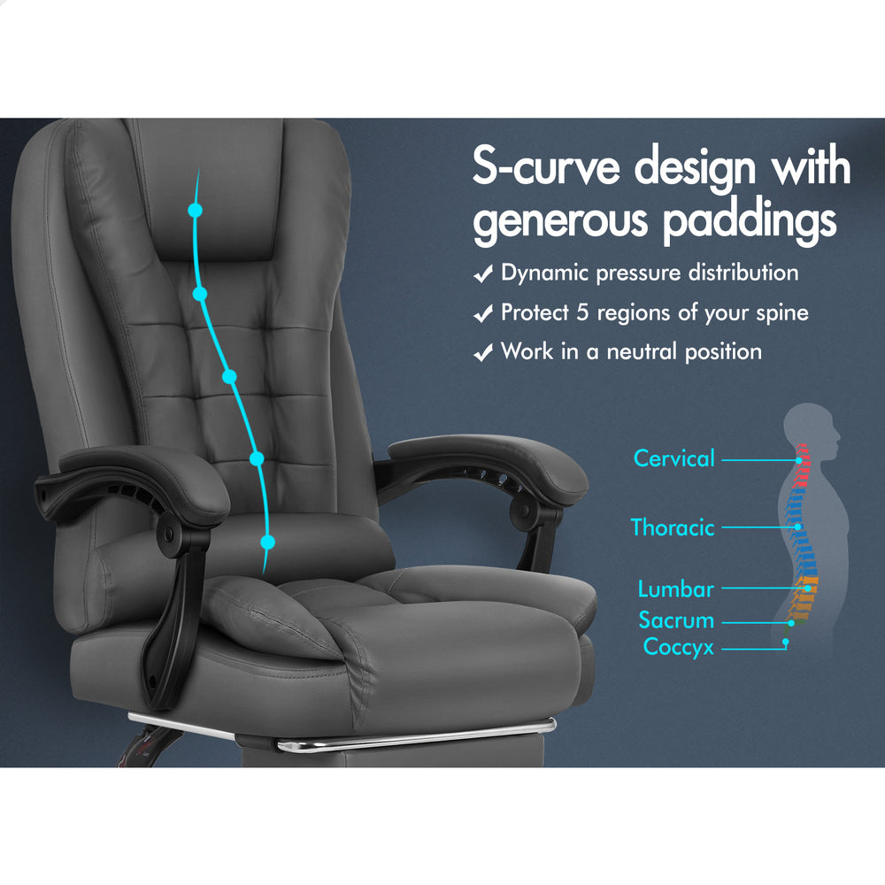 ALFORDSON Massage Office Chair Executive Seat Gaming Recliner Computer Racer