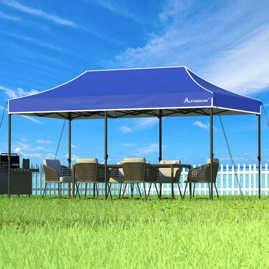 ALFORDSON Gazebo 3x6 Pop Up Marquee Outdoor Folding Tent Wedding Canopy Blue