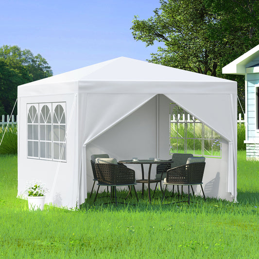 ALFORDSON Gazebo 3x3 Outdoor Wedding Party Tent Camping Portable Side Wall White