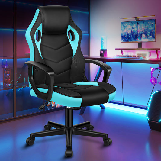 ALFORDSON Gaming Chair Office Executive Cyan