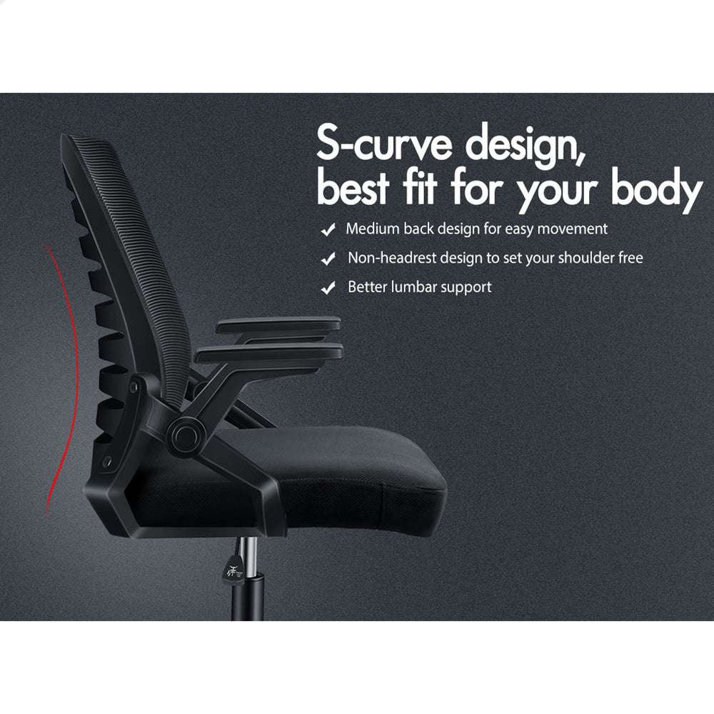 ALFORDSON Mesh Office Chair Executive Computer Seat Gaming Racing Work Black