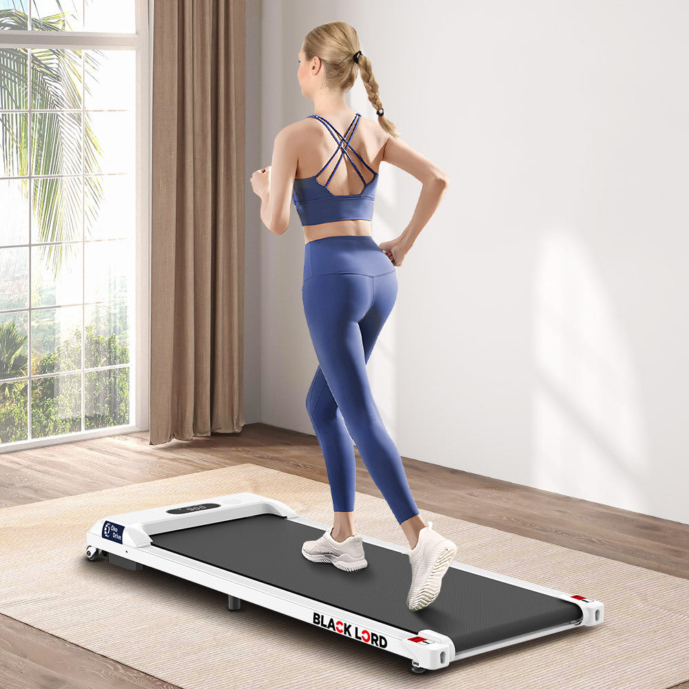 BLACK LORD Treadmill Electric Walking Pad Home Office Gym Fitness Remote Control