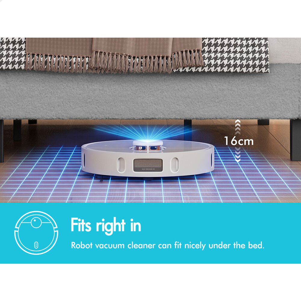 ALFORDSON Bed Frame Double Size Boucle Mattress Base Platform Wooden Grey