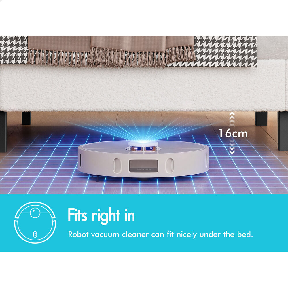 ALFORDSON Bed Frame Single Size Boucle White Mattress Base