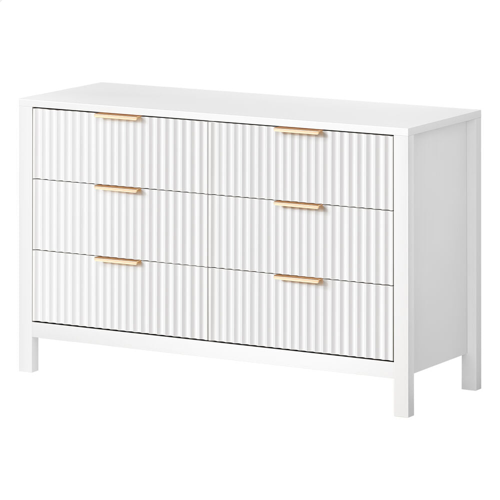 ALFORDSON 6 Chest of Drawers Modern Dresser Tallboy Storage Cabinet White