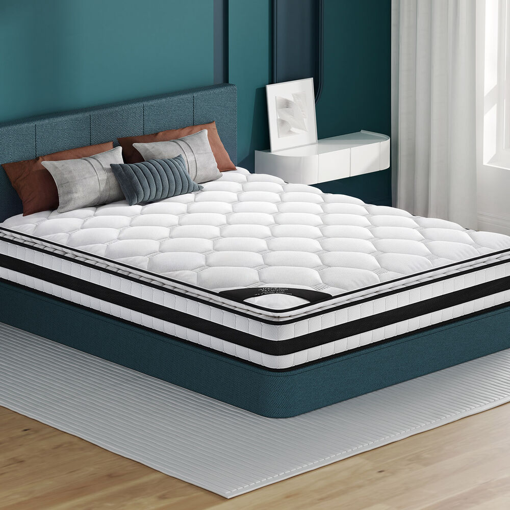 ALFORDSON 22cm Mattress Double Pillow Top Memory Foam Medium Firm