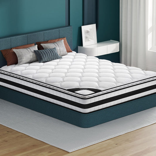 ALFORDSON 22cm Mattress King Pillow Top Memory Foam Medium Firm
