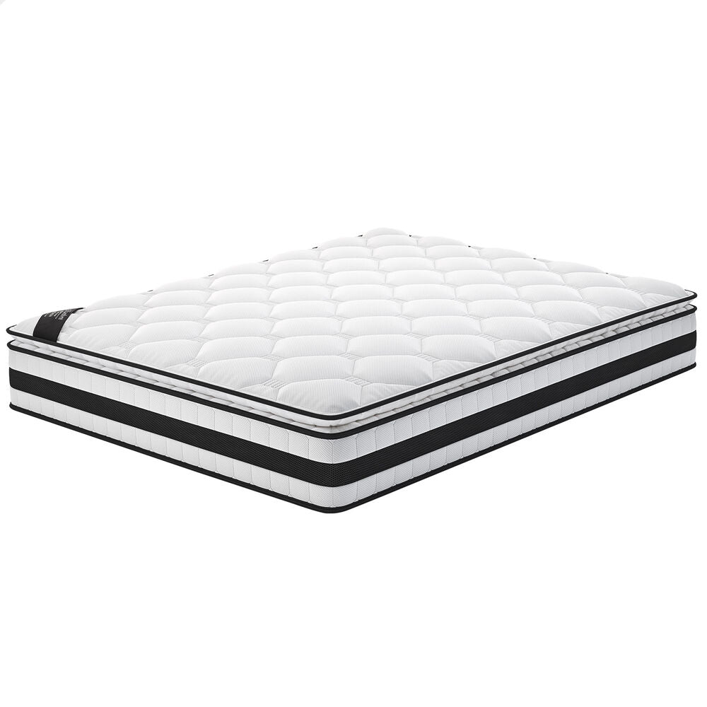 ALFORDSON 22cm Mattress King Pillow Top Memory Foam Medium Firm