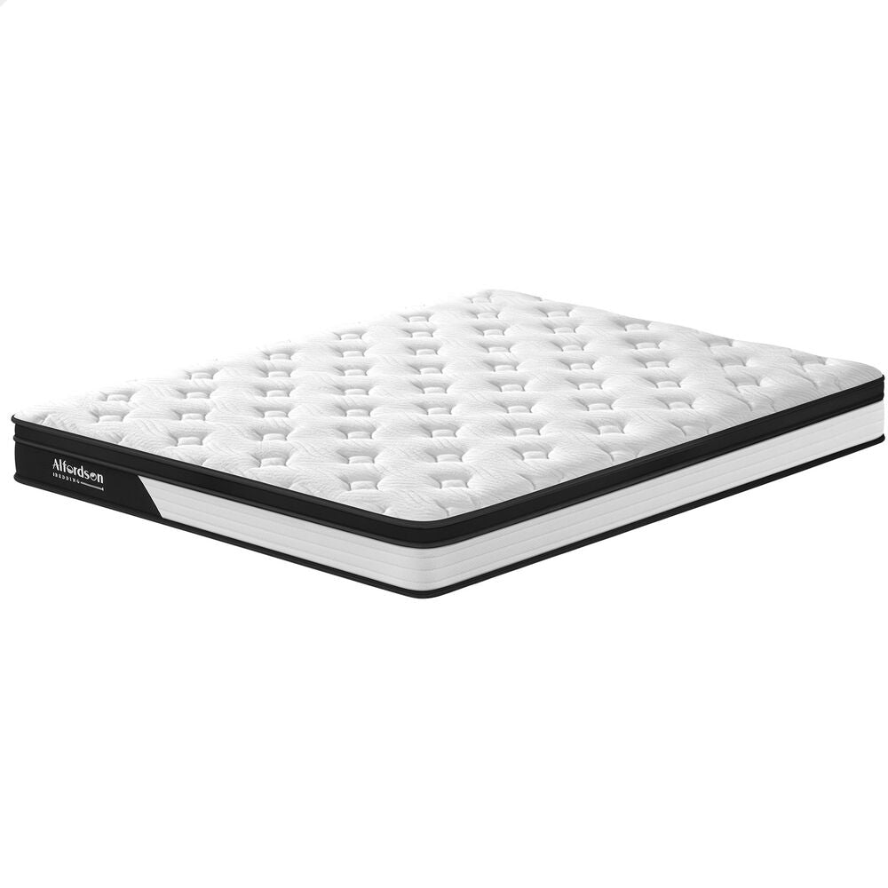 ALFORDSON Mattress 18CM Queen Euro Top Firm Spring
