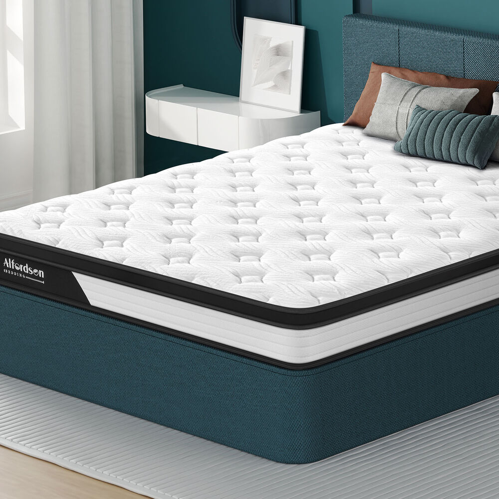ALFORDSON Mattress 18CM Queen Euro Top Firm Spring