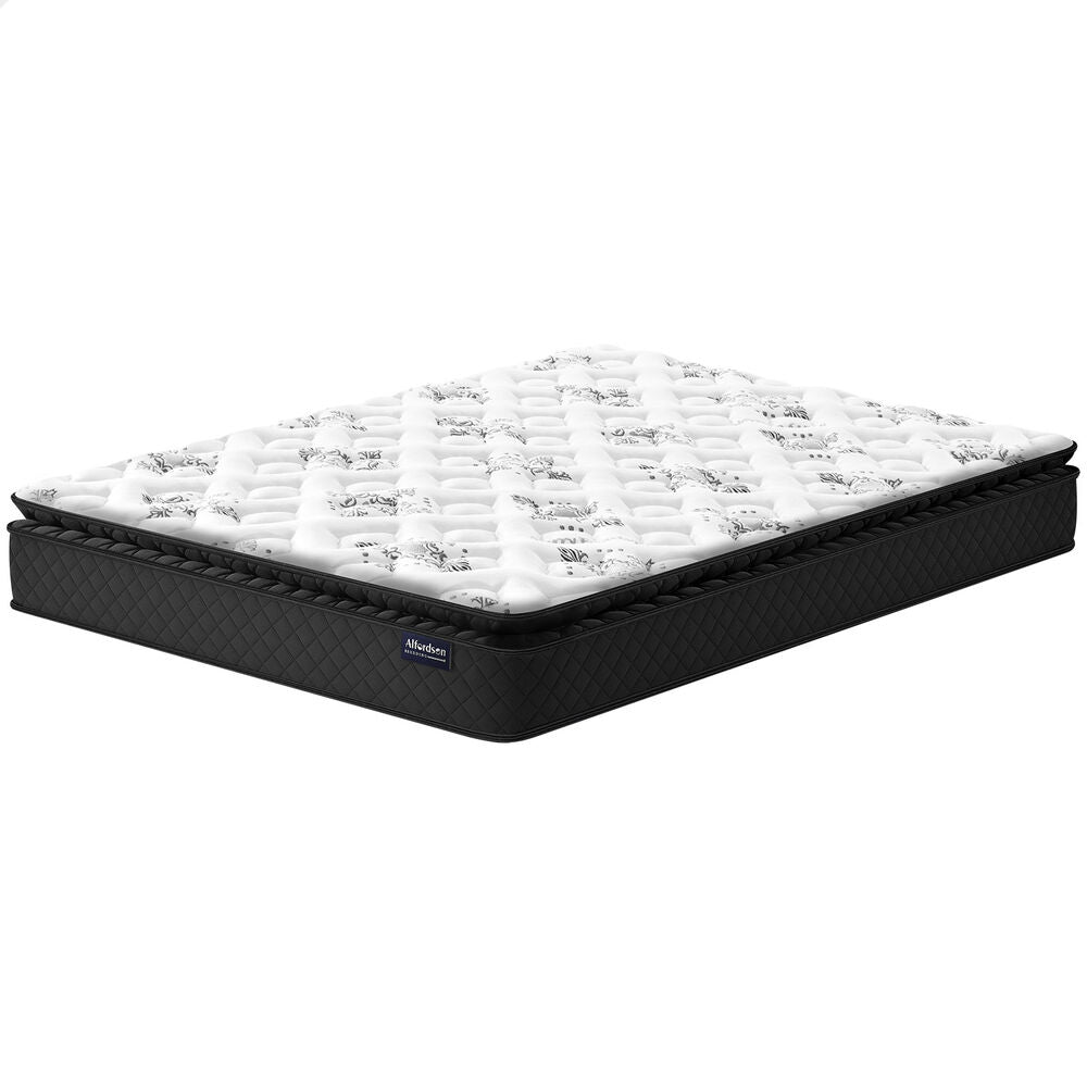 ALFORDSON Mattress Single Bed Pillow Top Memory Foam Bedding Medium Firm 24cm