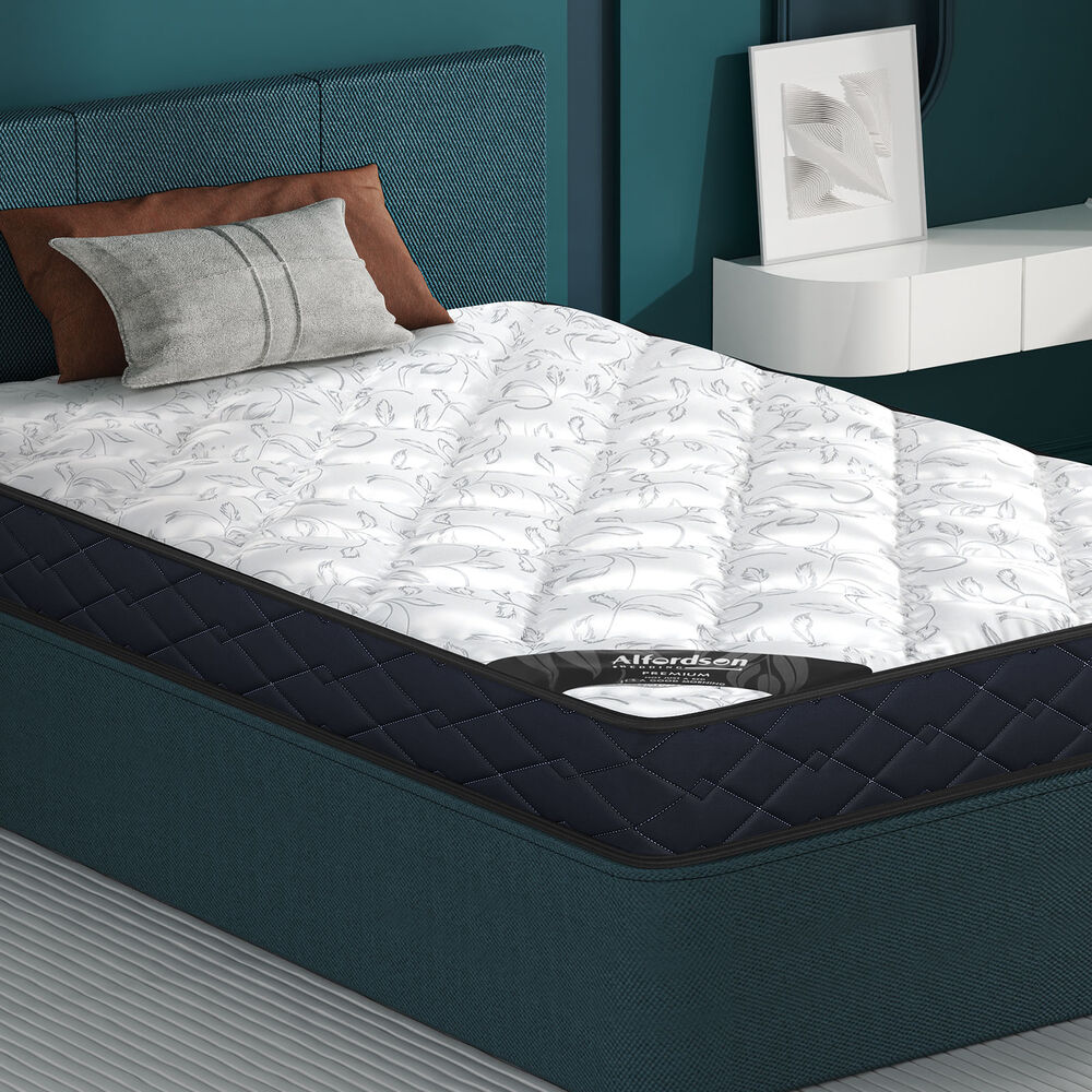 ALFORDSON 16cm Single Mattress Tight Top Spring Foam Medium Firm
