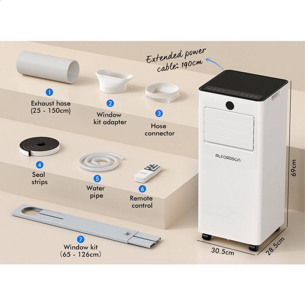 ALFORDSON Portable Air Conditioner 5000BTU 4-in-1 Smart Wi-Fi Cooling Fan