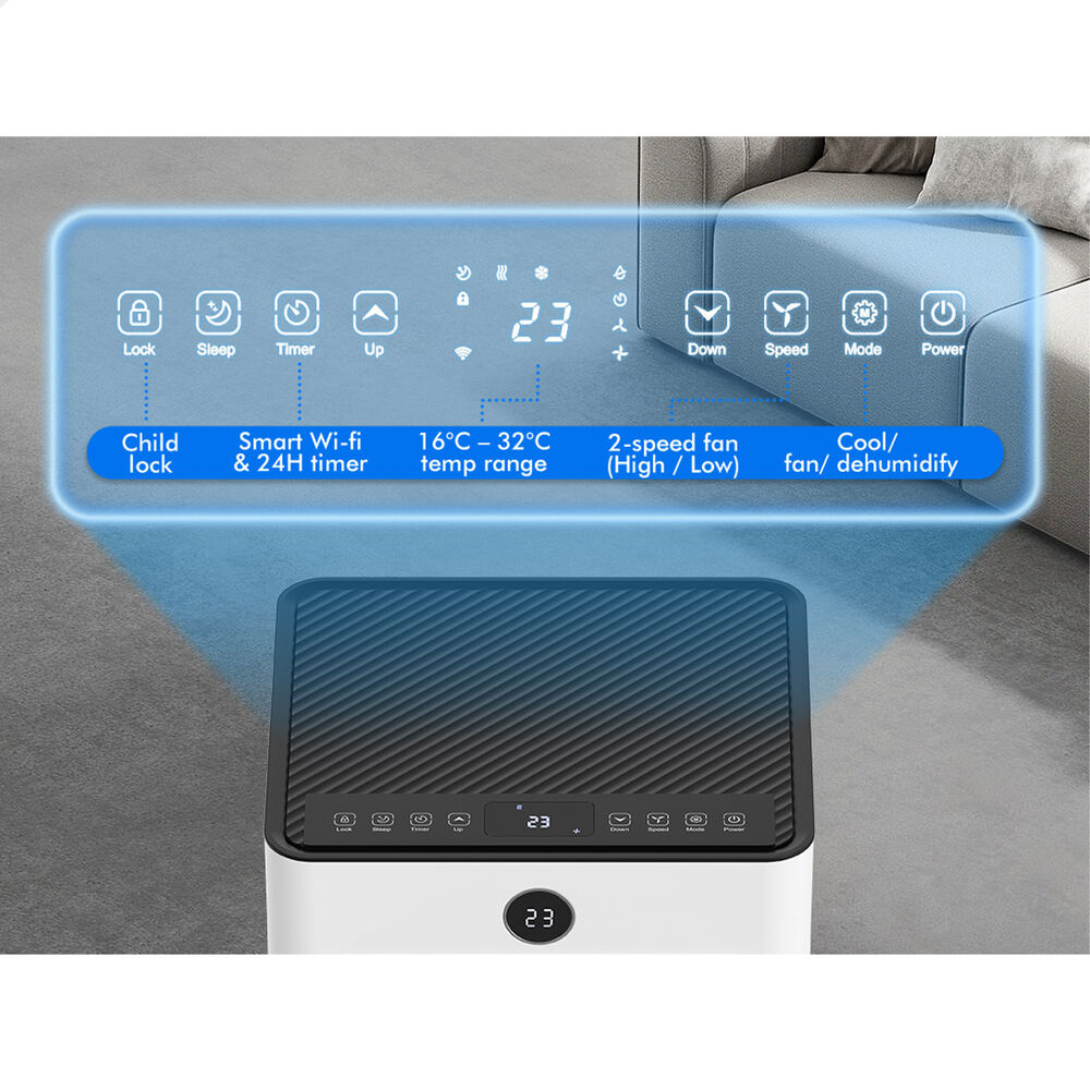 ALFORDSON Portable Air Conditioner 5000BTU 4-in-1 Smart Wi-Fi Cooling Fan
