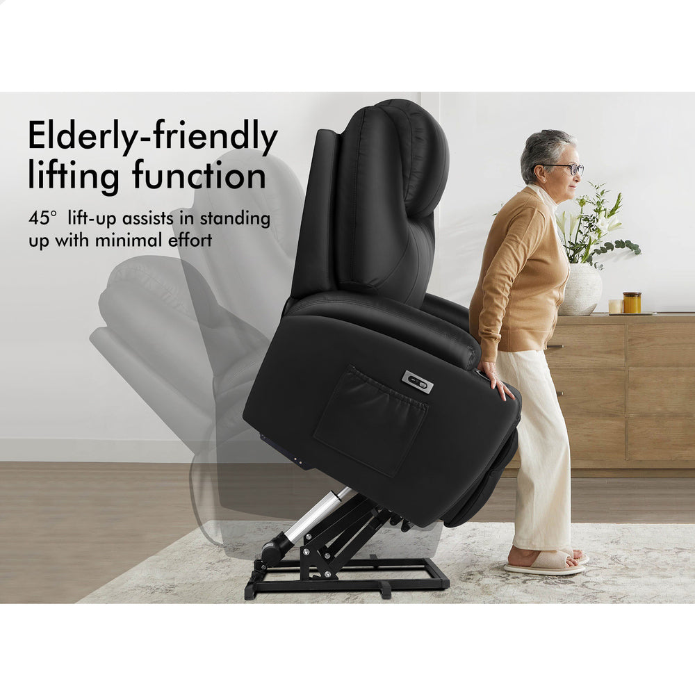 ALFORDSON Recliner Chair Electric Lift Heated Massage Armchair Lounge Sofa