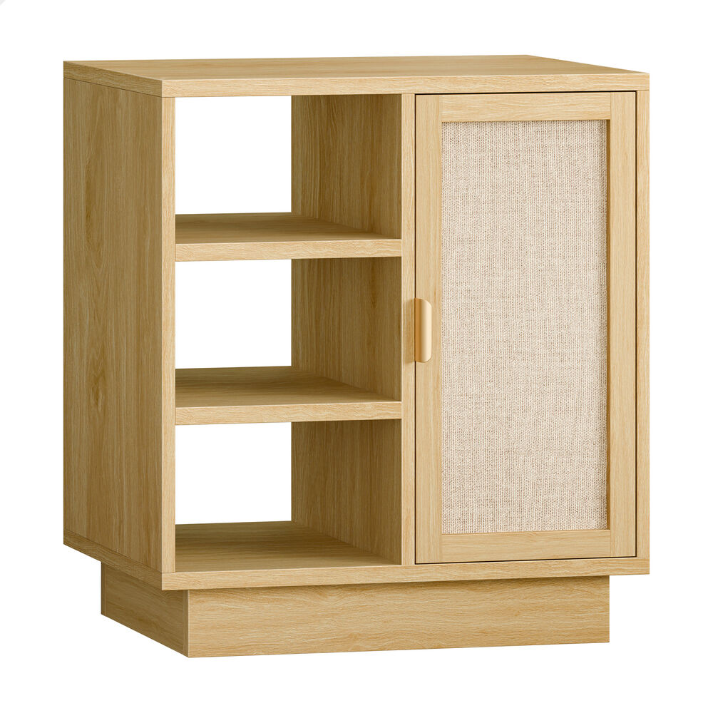 ALFORDSON Buffet Sideboard Storage Cabinet Cupboard Fabric Door Shelves Wood