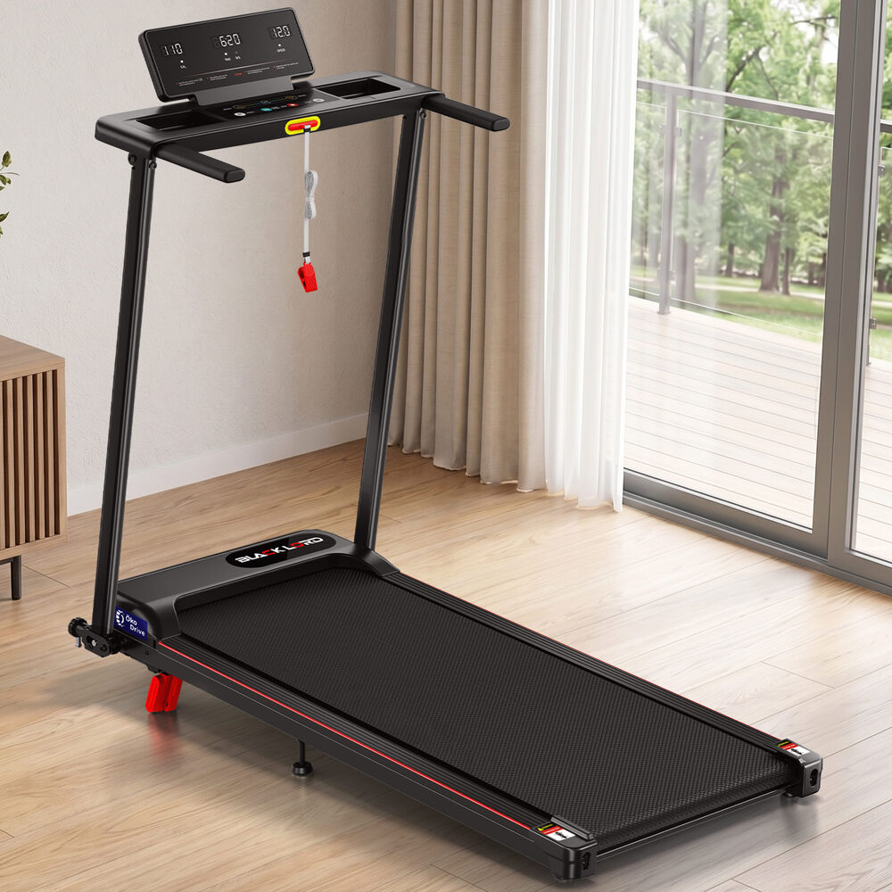 BLACK LORD Treadmill Electric Incline Exercise Running Machine Foldable Home Gym
