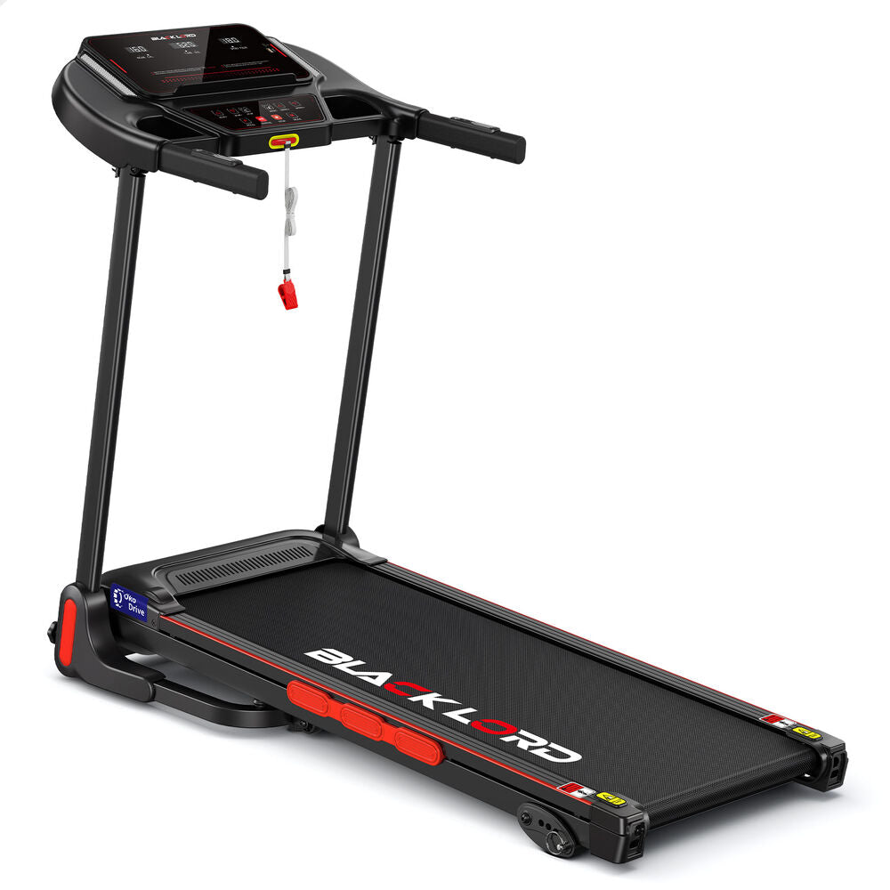 BLACK LORD Treadmill Electric Incline Home Gym Running Machine Fitness Foldable